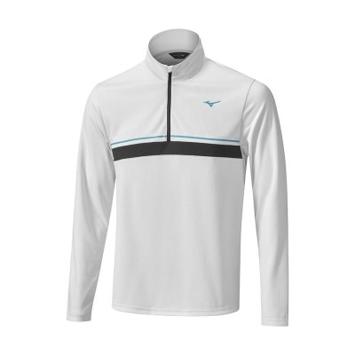 Baselayer Mizuno Breath Thermo ST 1/4 Zip Hombre - Grises - Chile M901VRFNXT